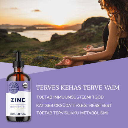Tsink - vedel tsink, tsinksulfaat, vimergy
