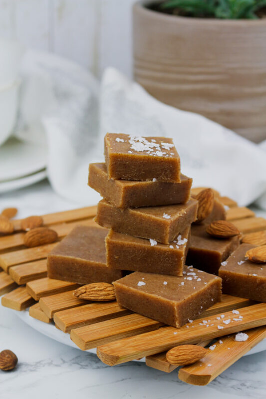 Mandlivõi-banaani fudge