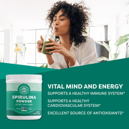 Usa päritolu spirulina, Vimergy 250g